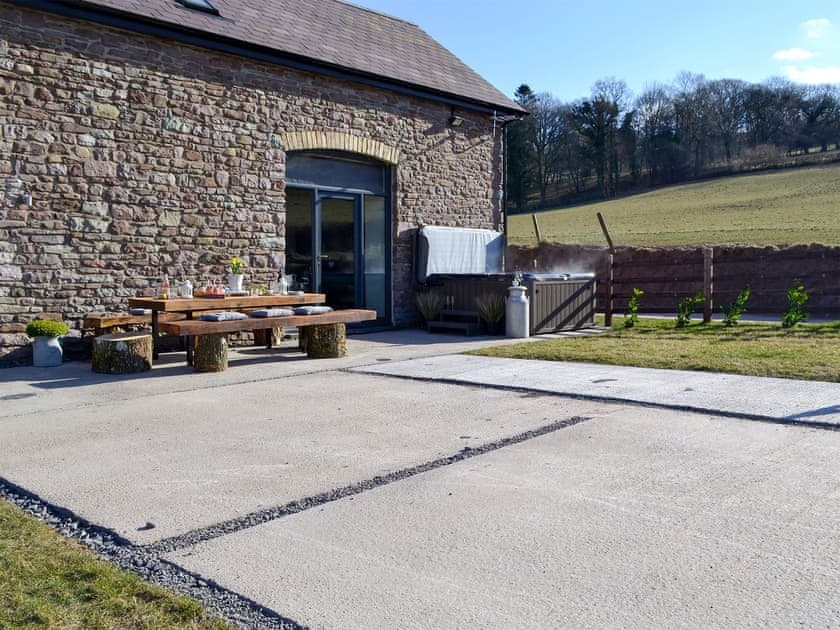 Fabulous restored barn  | Maes Merlin, Llanddeusant, near Llangadog