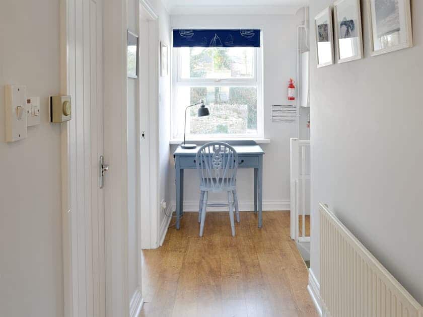 Hallway with study area | Buzzards - Briarwood, Bothenhampton, near Bridport