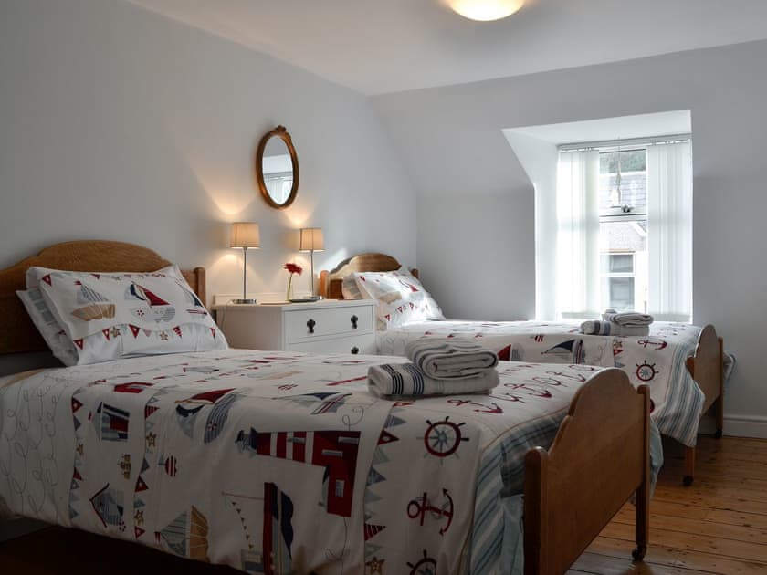 Twin bedroom | Salty Dog, Findochty, near Buckie