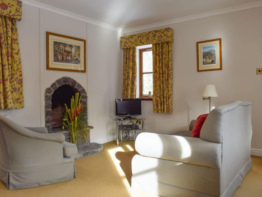 Cosy seating area within double bedroom | Jock Scott Cottage - Kinnaird Estate Cottages, By Dunkeld, Pitlochry