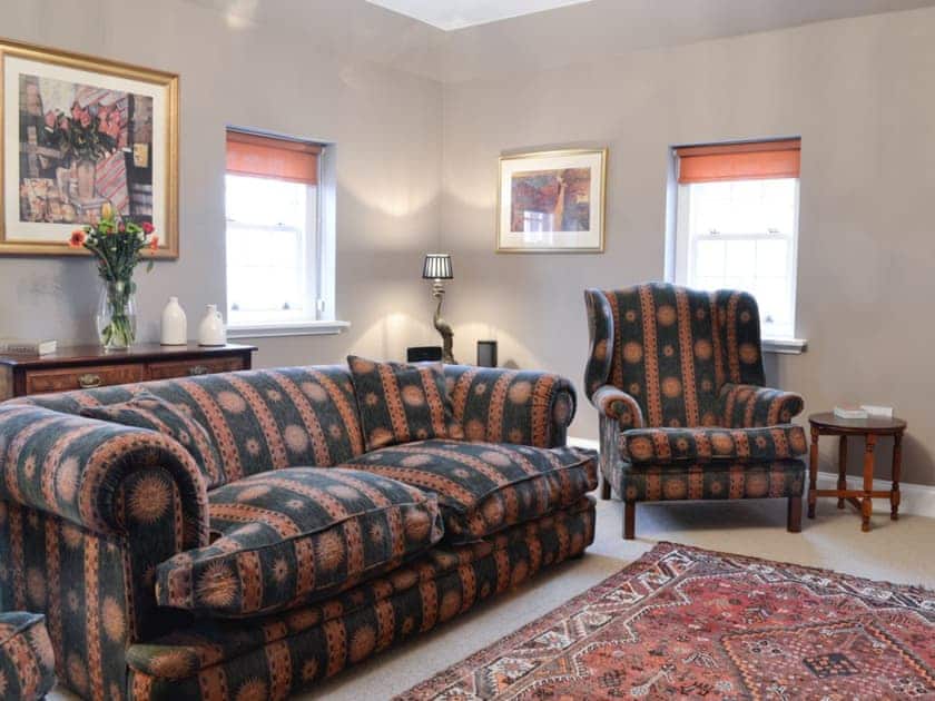 Stylish and comfortable living room | Gardenerâ€™s Cottage - Old Montrose, Montrose