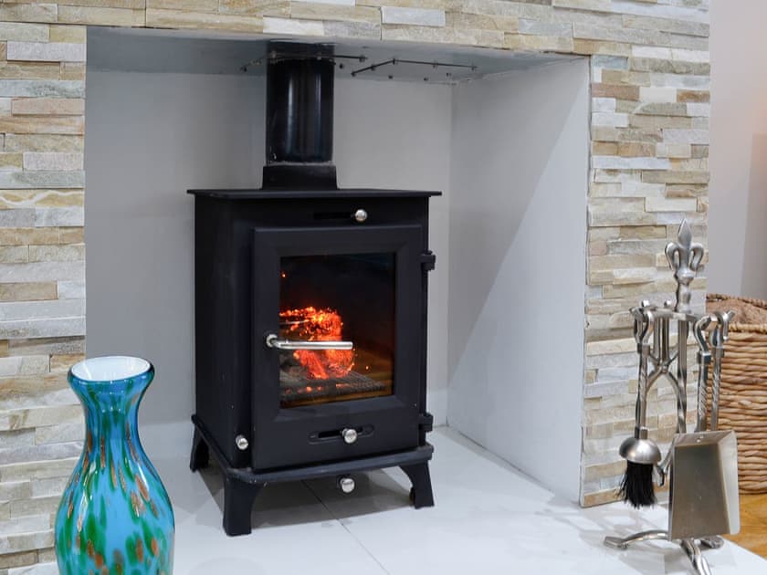 Warm and welcoming wood burner | Key to the Esk, Longtown, near Carlisle