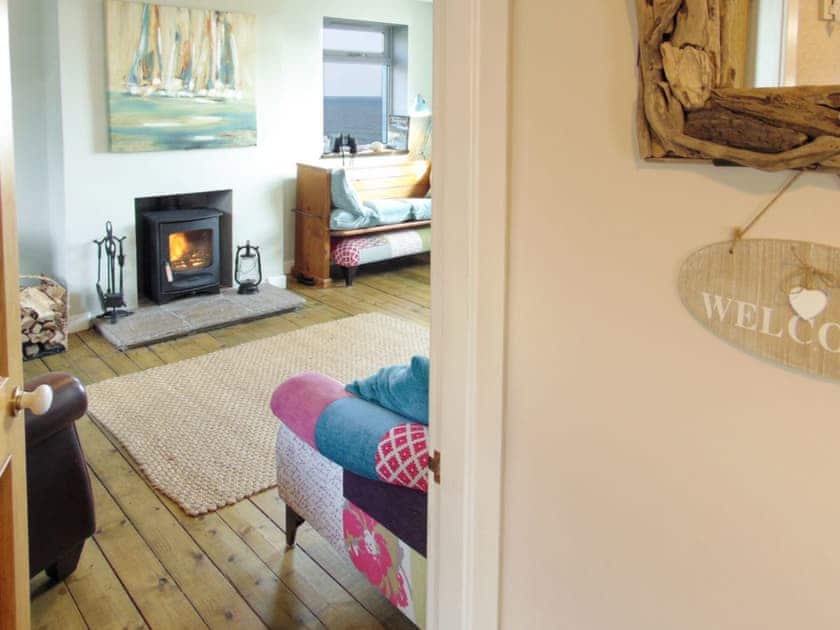 Entrance to the living room from the hallway | The Lucken, Auchmithie near Arbroath