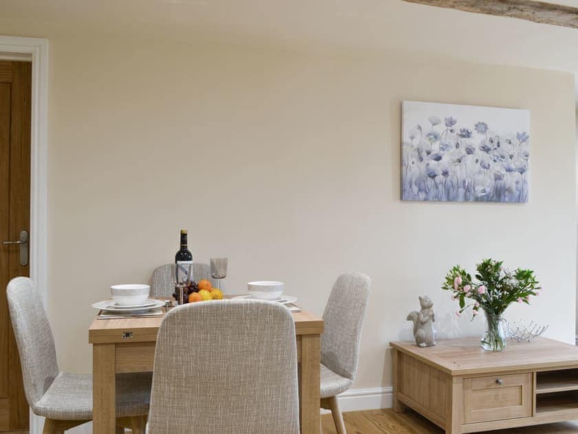 Convenient dining area | No. 1 Ash Cottage - Six Ash Cottages, Six Ashes, near Bridgnorth
