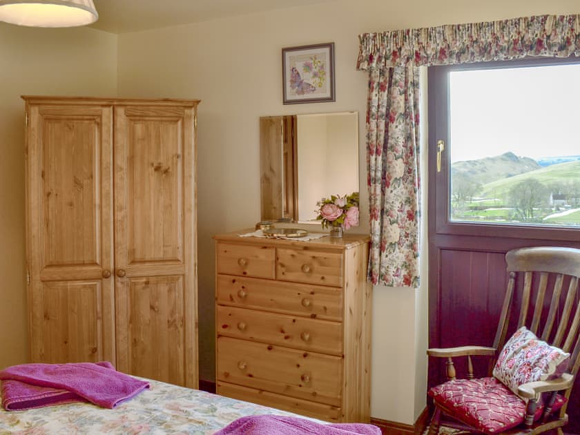 Delightful double bedroom with lovely countryside views | Speedwell Corner - Jericho Farm - Jericho Farm, Earl Sterndale, near Buxton