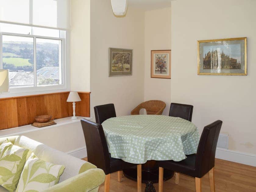 Light and airy living and dining room | Church St 1, Lower Apartment, Salcombe