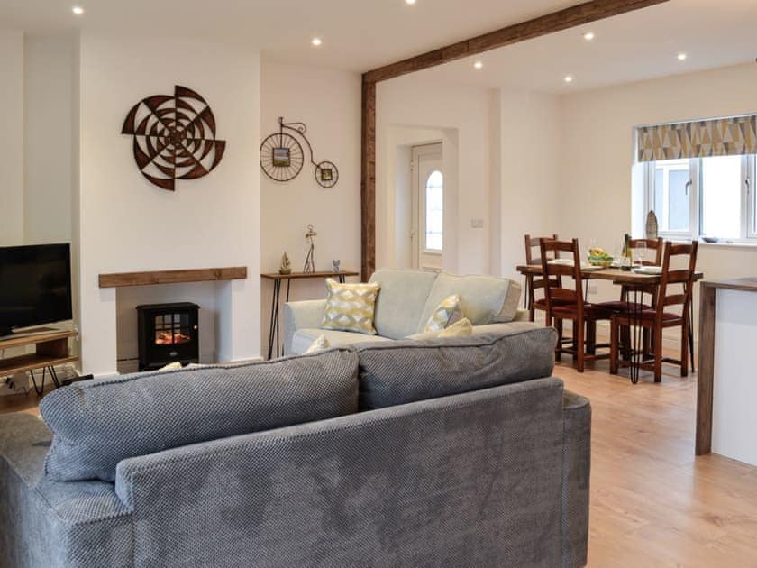 Open plan living space  | Spring Cottage, Kentisbury, near Barnstaple