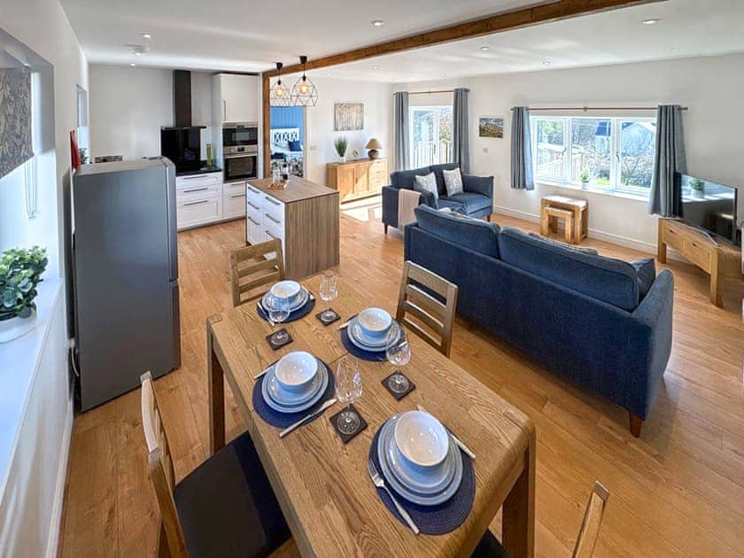 Open plan living space  | Spring Cottage, Kentisbury, near Barnstaple