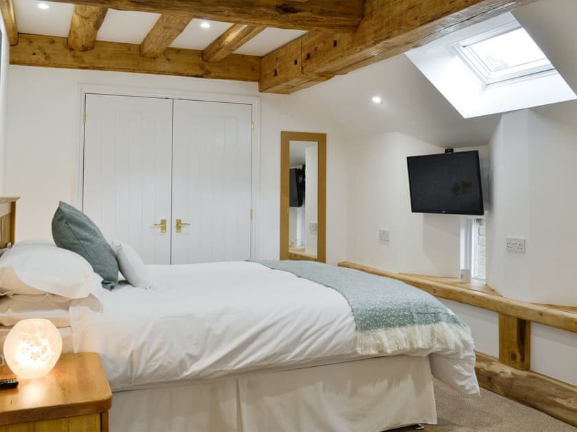 Peaceful second double bedroom | Combe View - Lower North Radworthy Cottages, Heasley Mill, near South Molton