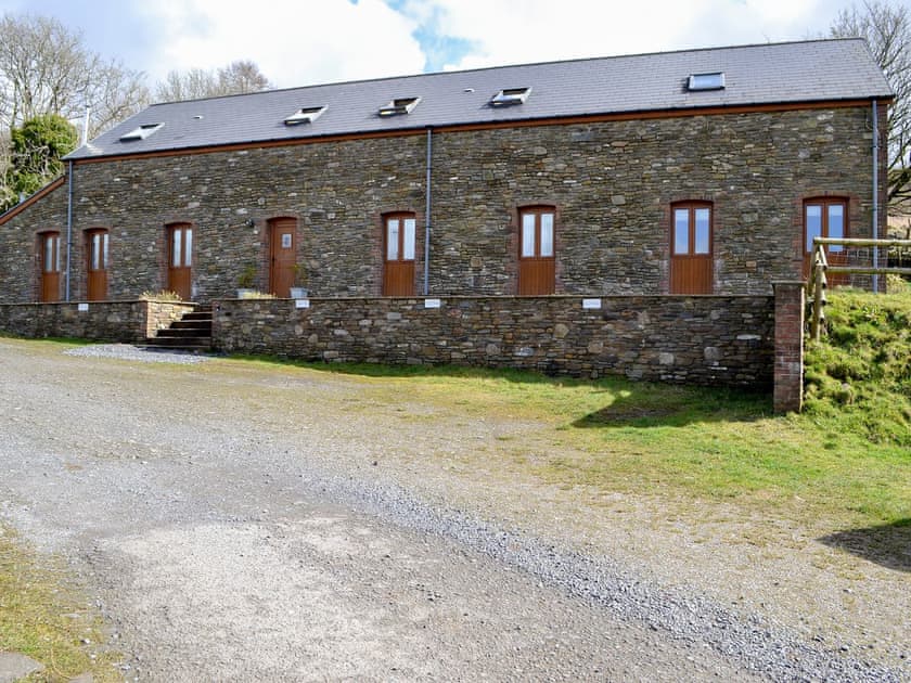 Ample parking for 4 cars | Coed y Nant Barn, Rhôs, near Pontardawe