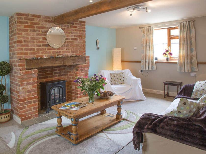 Characterful living room | Old Dairy - Old Hall Farm Cottages, Walpole, near Halesworth