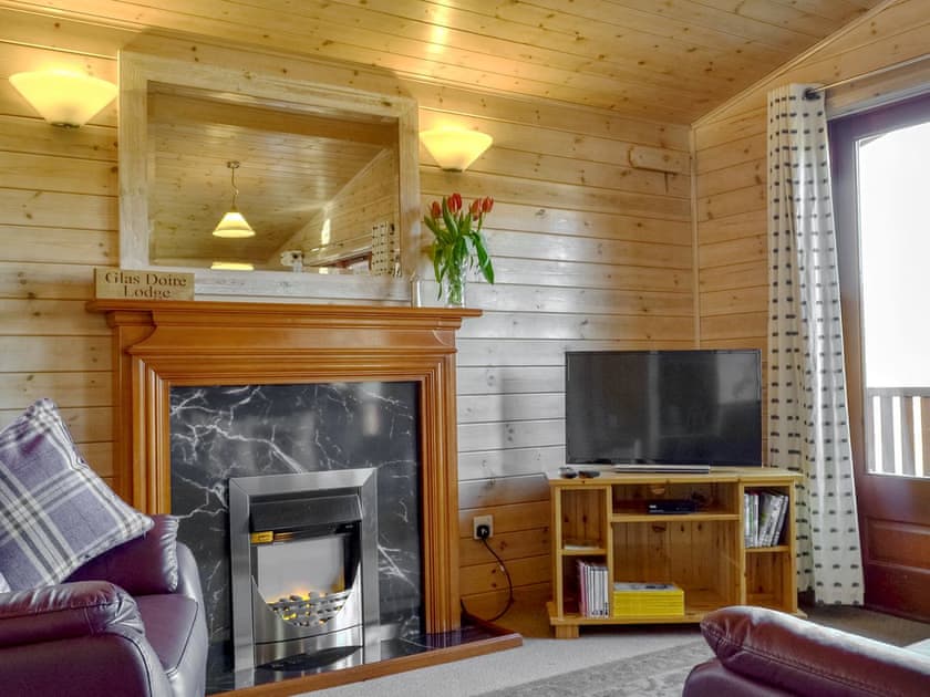 Comfortable living area | Glas Doire Lodge, Glen Roy, near Fort William