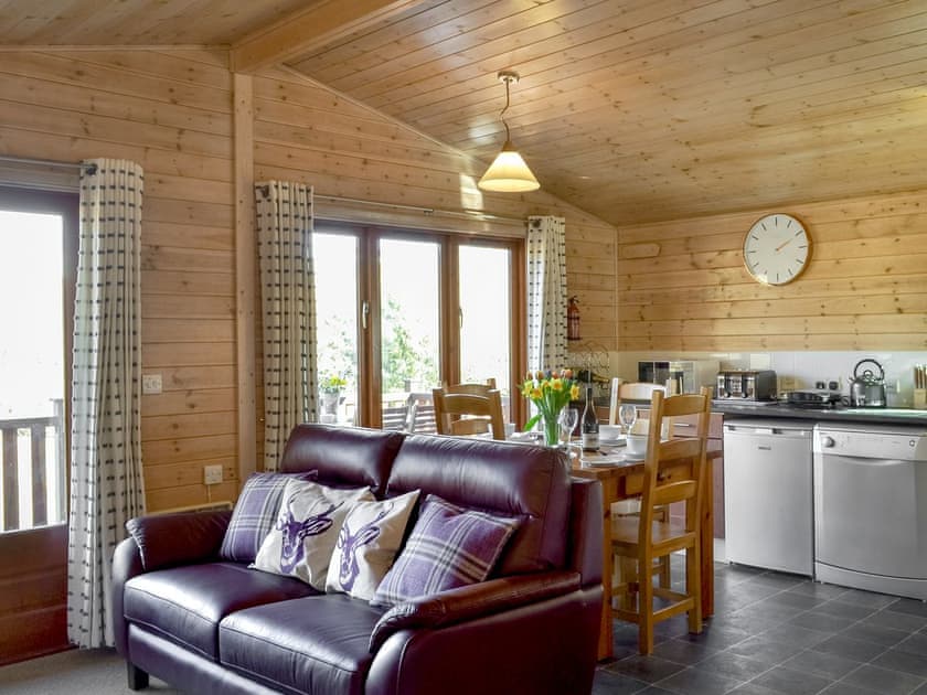 Well equipped kitchen/ dining area | Glas Doire Lodge, Glen Roy, near Fort William