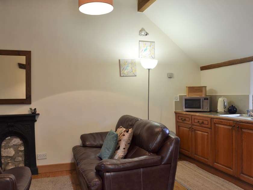 Living room with kitchen | Wolfscote Grange Farm - Wolfscote Cottage - Wolfscote Grange, Hartington near Bakewell