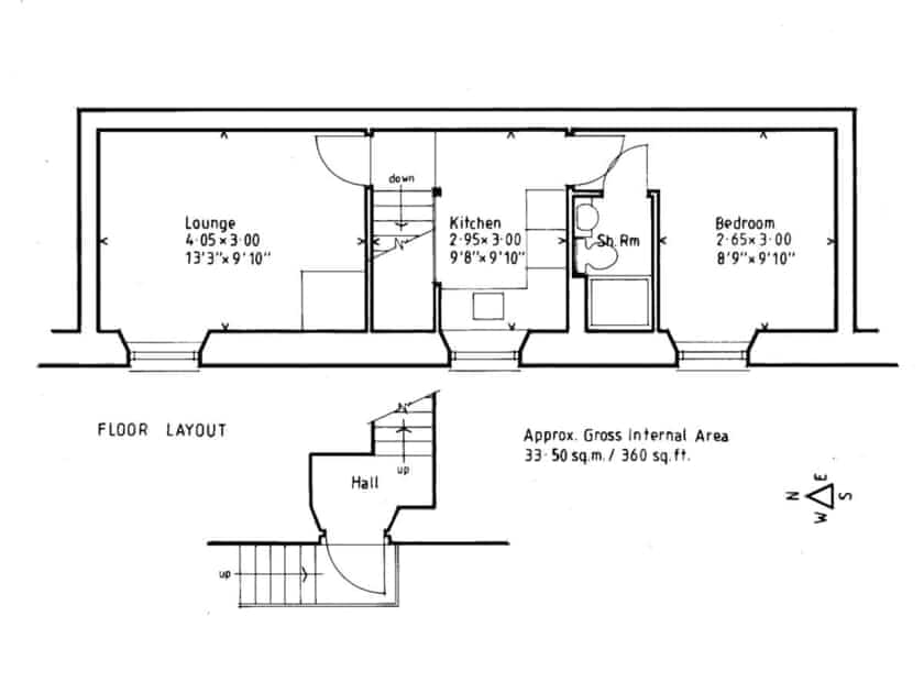 Floor plan of property | Little Nook, Ambleside
