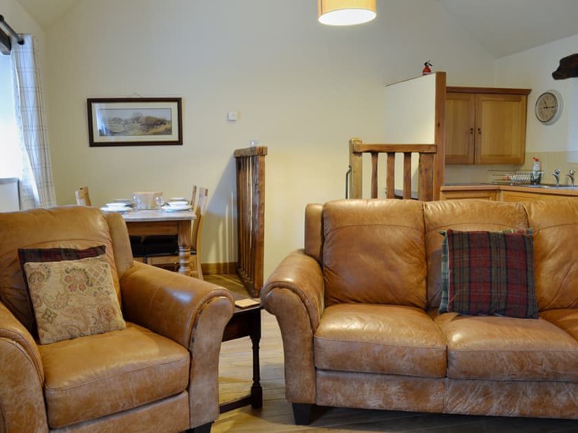 Light and airy open plan living space | Tom Boys Cottage - Wolfscote Grange, Hartington near Bakewell