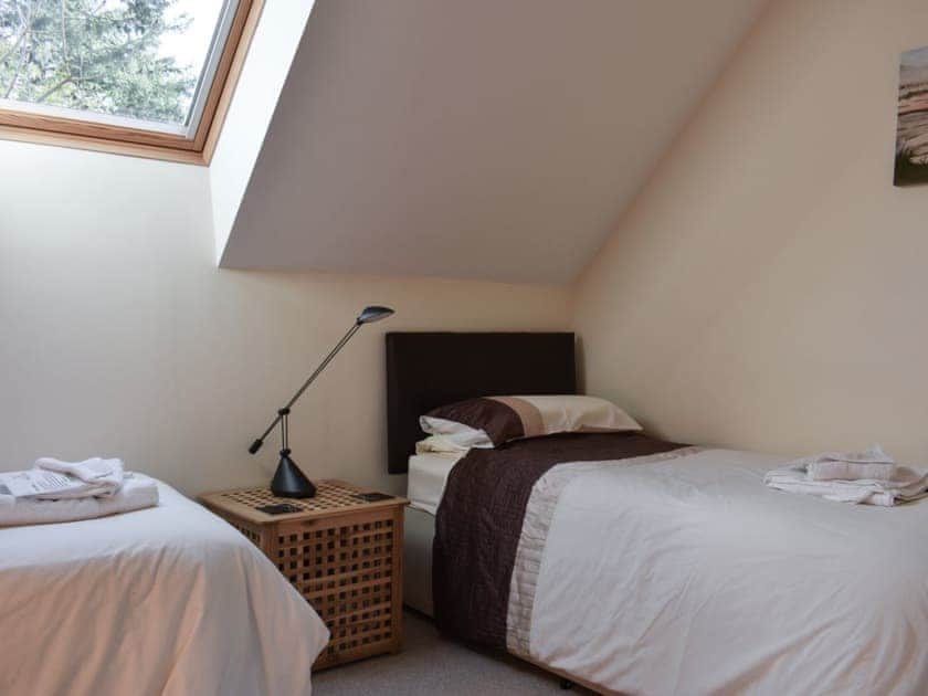 Twin bedroom | The Dell - Middlecombe Holiday Apartments, Middlecombe, Minehead