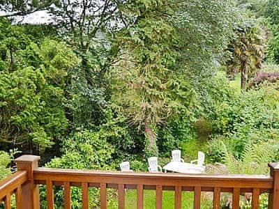Balcony view | The Dell - Middlecombe Holiday Apartments, Middlecombe, Minehead