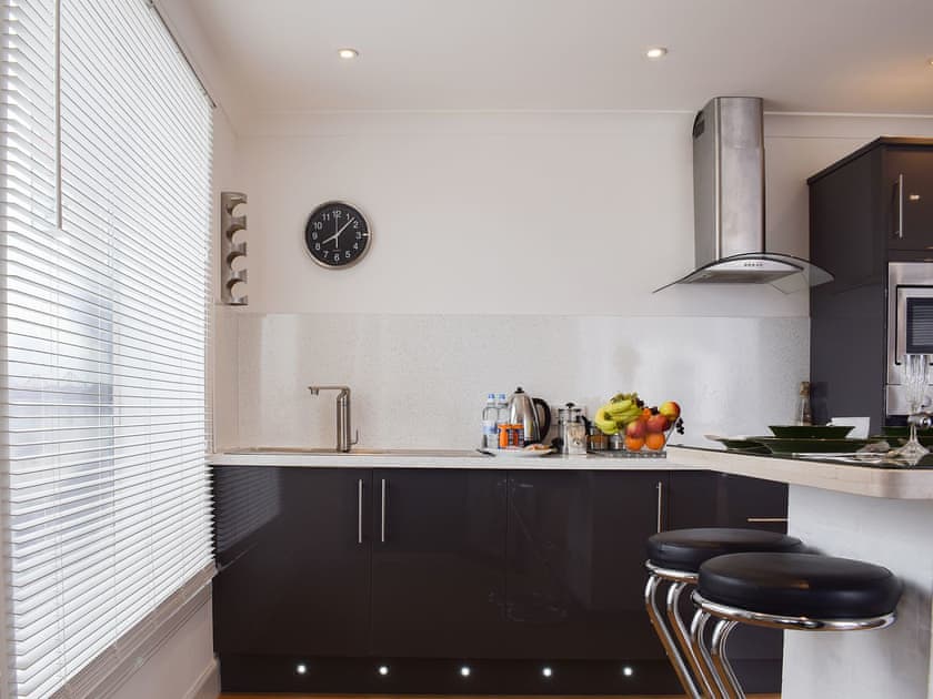 Lovely contemporary kitchen area | Bramble Cottage, Leven