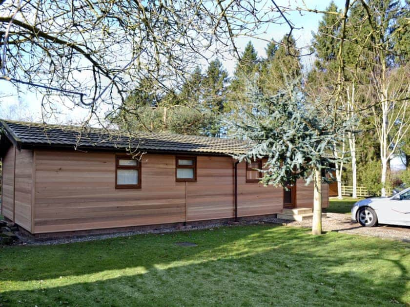 Comfortably furnished holiday lodge | Cedar Lodge, Charlcot, near Masham