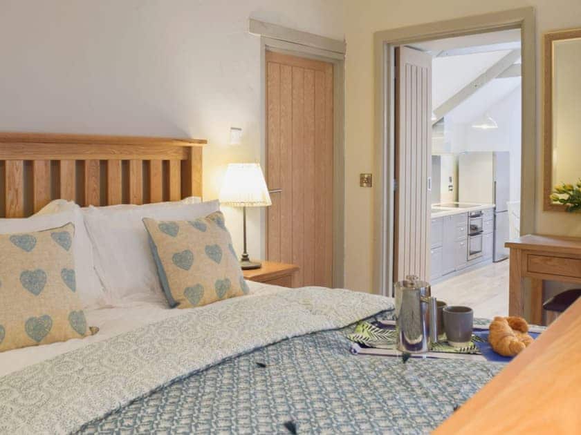 Comfortable double bedroom | Honeysuckle Cottage, Valast Hill, near Stackpole