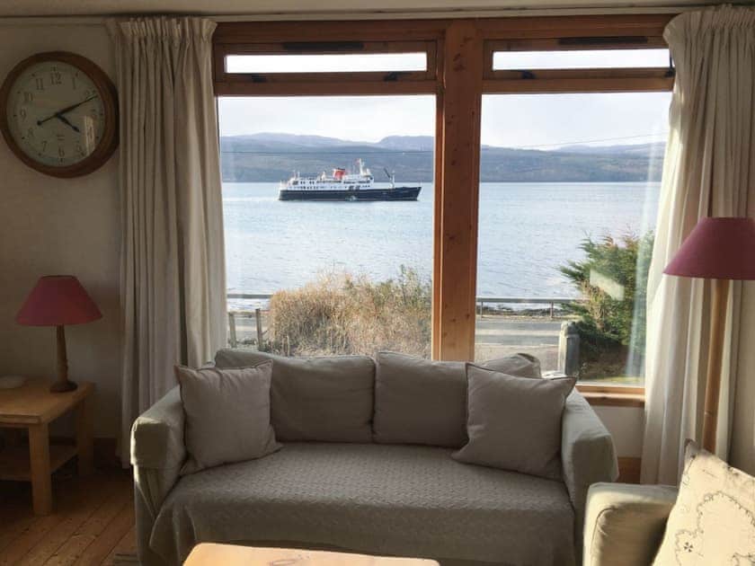 View of Hebridean Princess from lounge | Tigh an Uillt, Strachur, near Inveraray