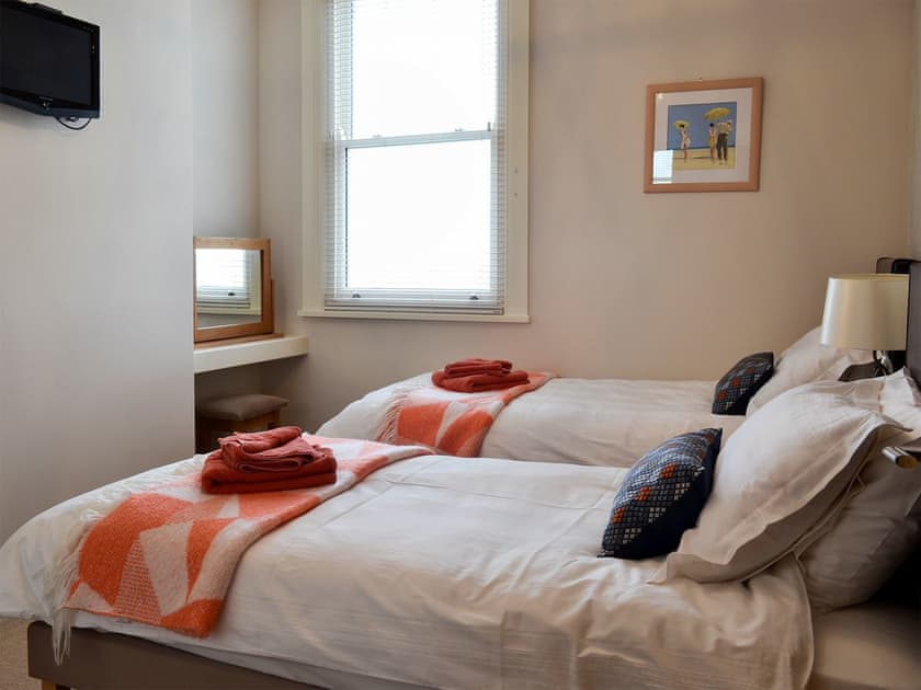 Twin bedroom | Apartment 5 - The Landings, Filey