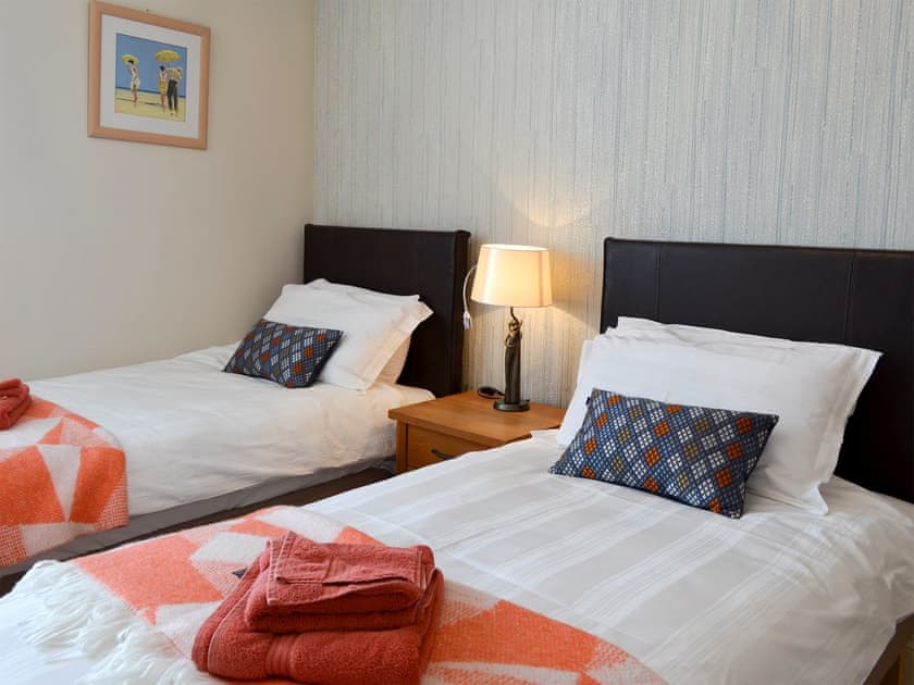 Twin bedroom | Apartment 5 - The Landings, Filey