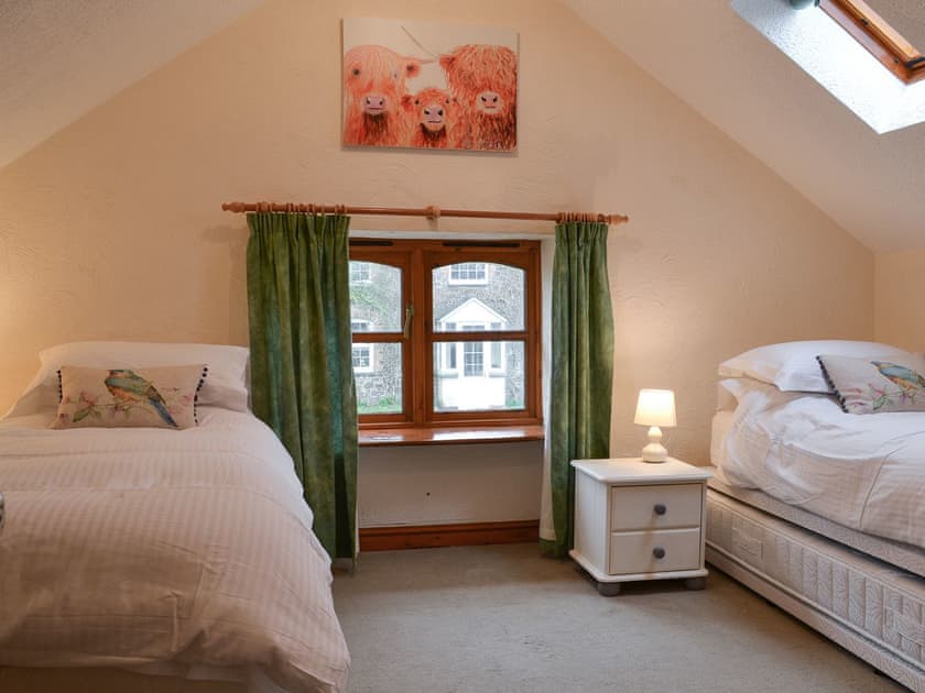 Twin bedroom | Heath Farm - Old Mill - Heath Farm , Bradworthy, near Hartland