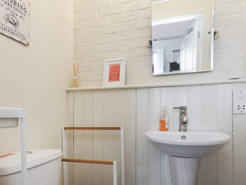 Shower room with large shower cubicle | College View Lower, Kingswear