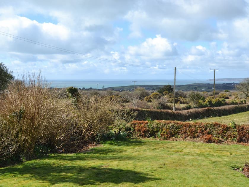 View of the coast from the garden | Merriview, Balwest, near Marazion