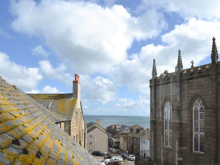 Lovely view from the second double bedroom | Chapel Street, Penzance