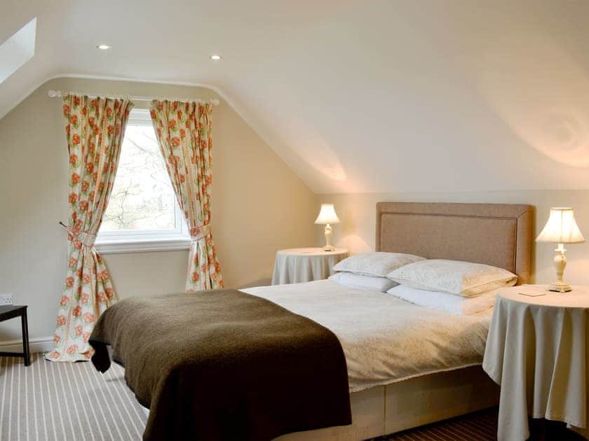 Spacious double bedroom | Cleughbrae Cottage, Dalry, near Castle Douglas