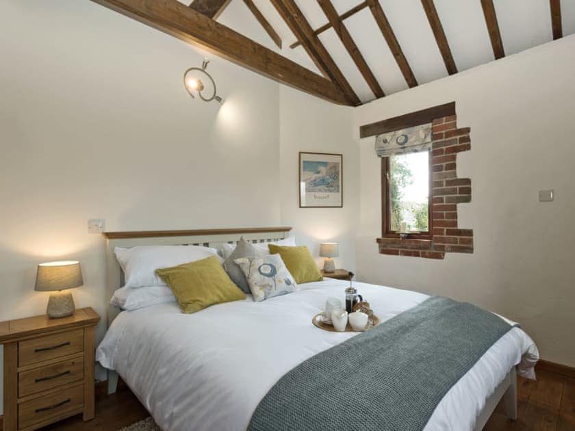 Beautifully decorated double bedroom | Elmtree Barn, Skeyton, near North Walsham