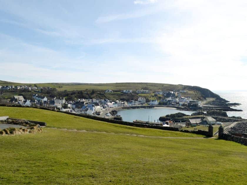 Wonderful views over the town centre harbour and out to open sea | 8 Military Drive, 4 Military Drive,  7 Military Drive - Military Drive, Portpatrick, near Stranraer