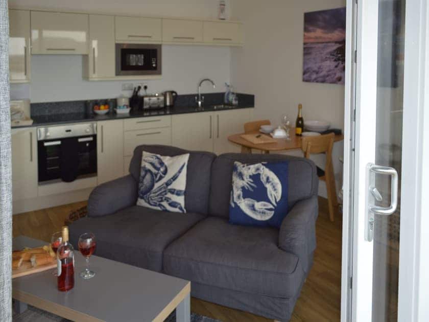Convenient open plan living space | Bosun’s Suite - Crabbers’ Wharf, Portland