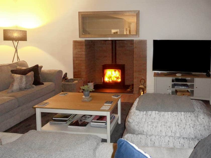 Warm and cosy wood burner | Dune View, Beadnell, near Alnwick