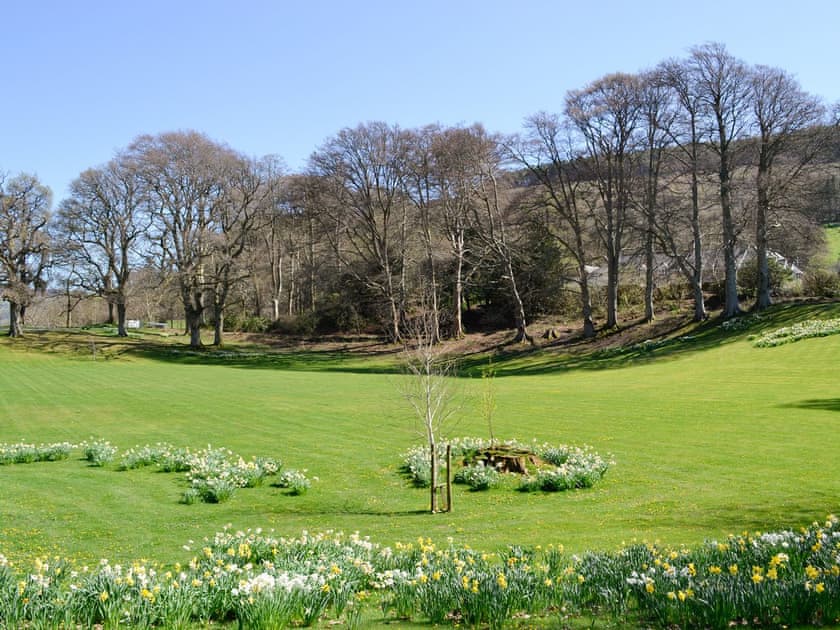 Well-maintained gardens | Crogen Wing, Bala