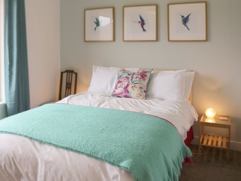 Comfortable double bedroom | Devana Croft, Tarbert
