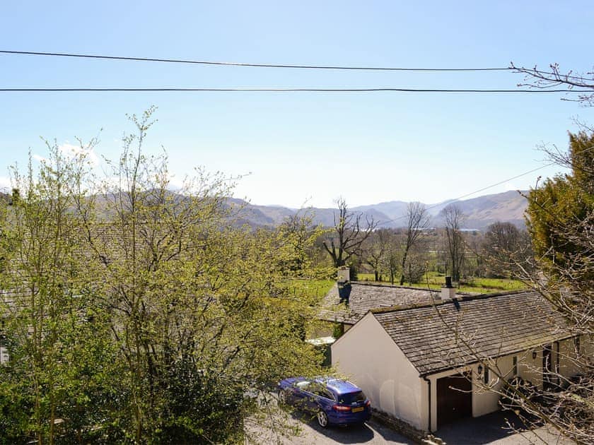 View towards Derwent water from the balcony | The Mill Race, Applethwaite near Keswick