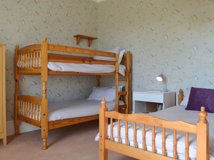 Bunk bedroom with additional beds | Tirril Lodge, Tirril, Ullswater