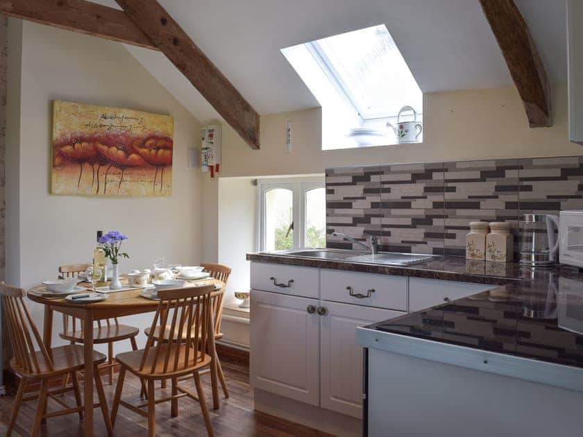 Kitchen with dining area | Upper Mill Barn - Pantgwyn Farm Cottages, White Mill, near Carmarthen