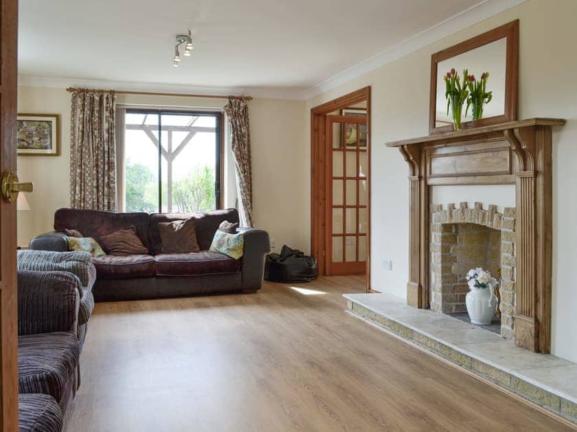 Welcoming living room | Three Views Bungalow, Talgarth, near Hay-on-Wye