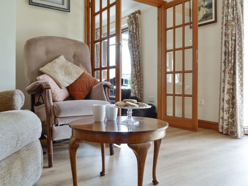 Additional seating area | Three Views Bungalow, Talgarth, near Hay-on-Wye