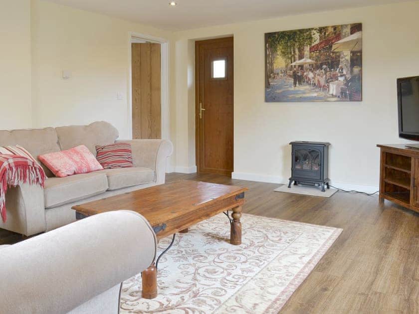 Welcoming living room | The Lodge, Wedmore, near Cheddar