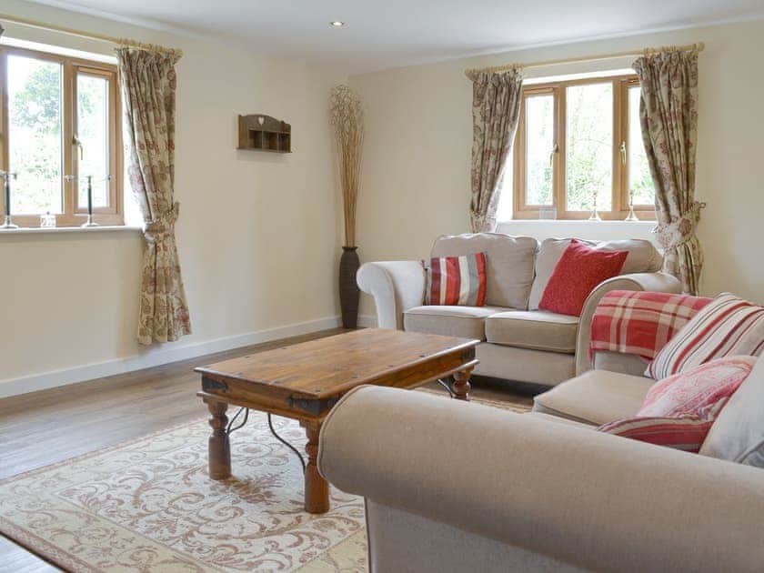 Spacious living room | The Lodge, Wedmore, near Cheddar