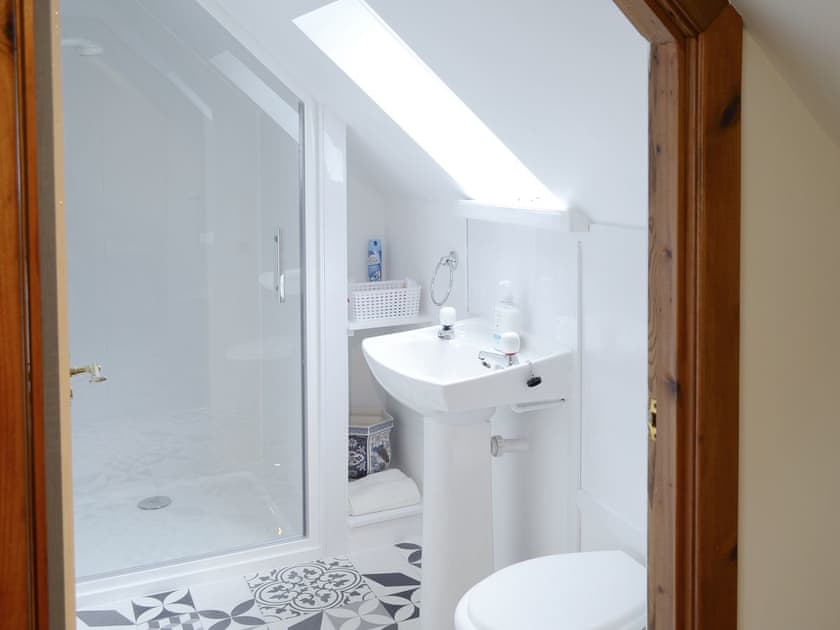 En-suite shower room | Breacwell Cottage, Migdale, near Dornoch