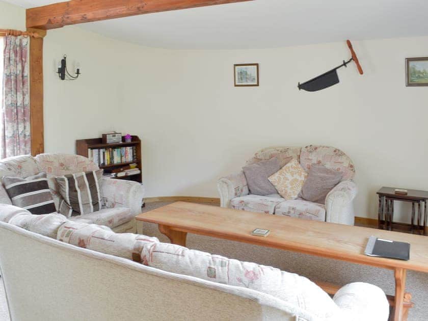 Comfy seating within living area | Orchard View Barn - Little Clyst William Farm Cottages, Plymtree, near Cullompton