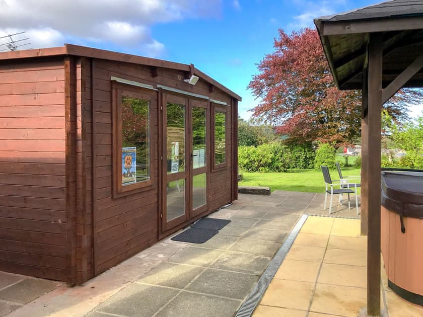 External games room next to the hot tub | Green Haven, Narberth