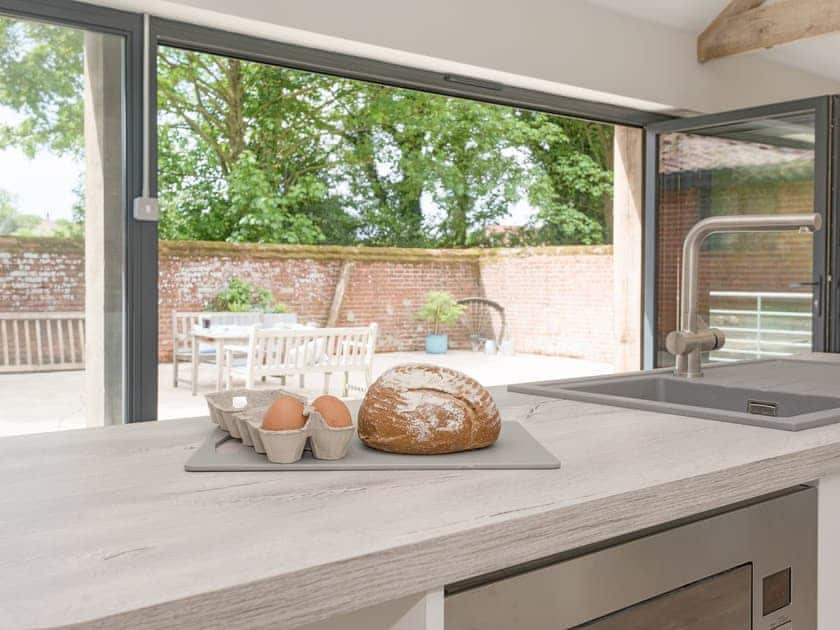 Useful kitchen ‘island’ | The Cowshed, Reepham